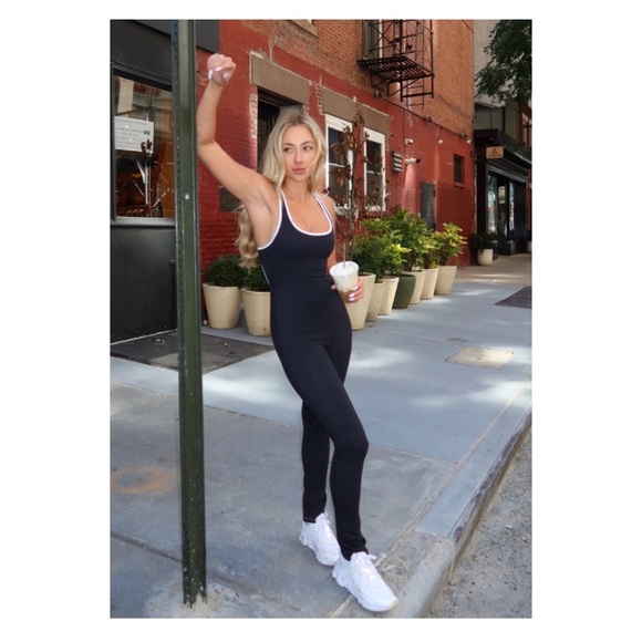 bootaybag Pants - New! BOOTAYBAG Cut-Out Ellyette Jumpsuit in Black